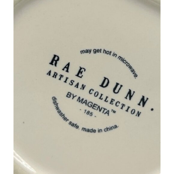 Rae Dunn LL "My Cup Of Tea" Ceramic Mug With Yellow Interior Artisan Magenta - Picture 5 of 5